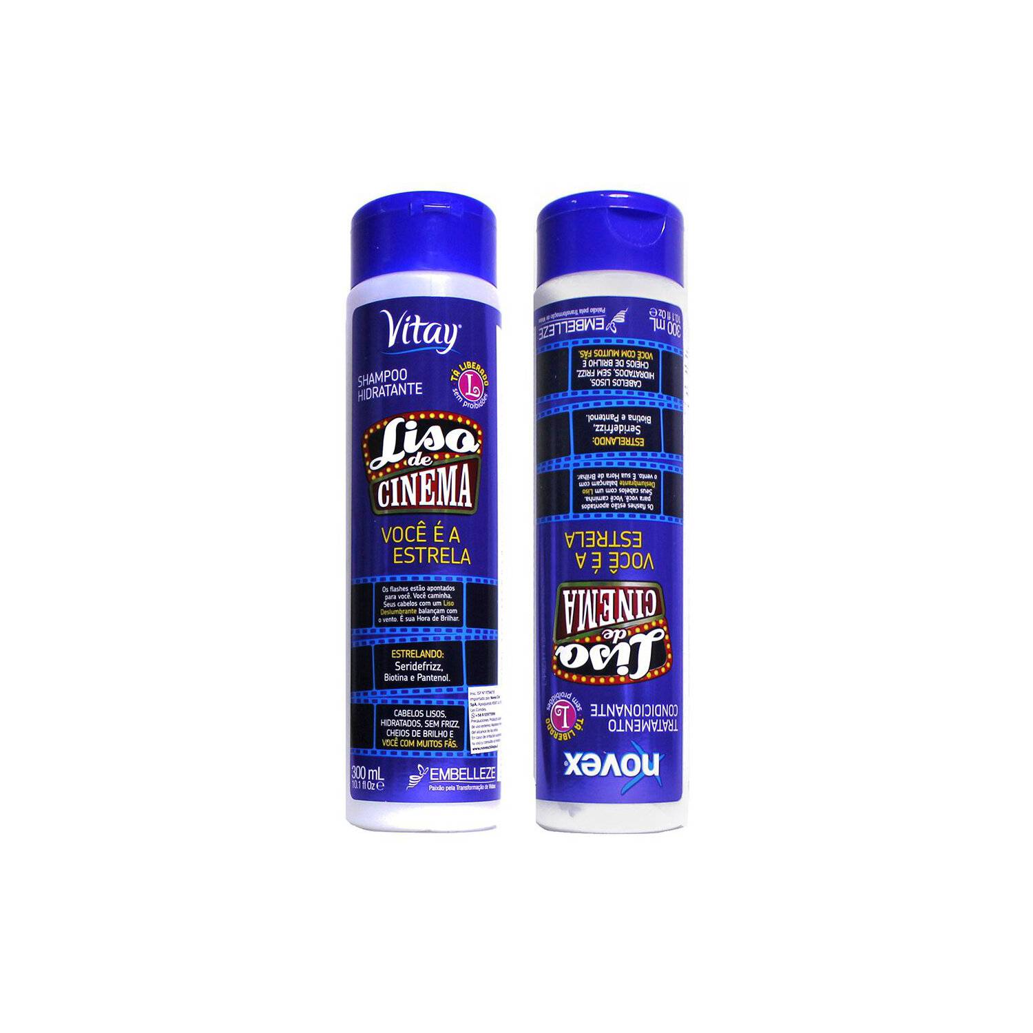 Champu y acondicionar efecto liso Novex